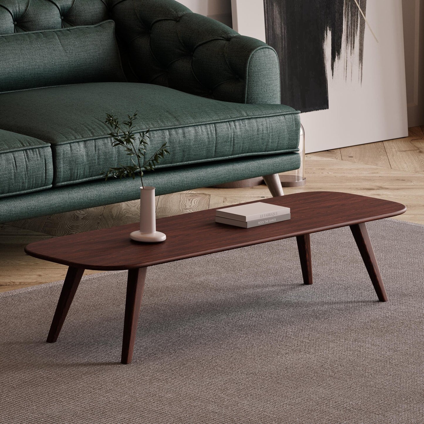 Carpentray Wooden Coffee Table Long (120x40x30cm)