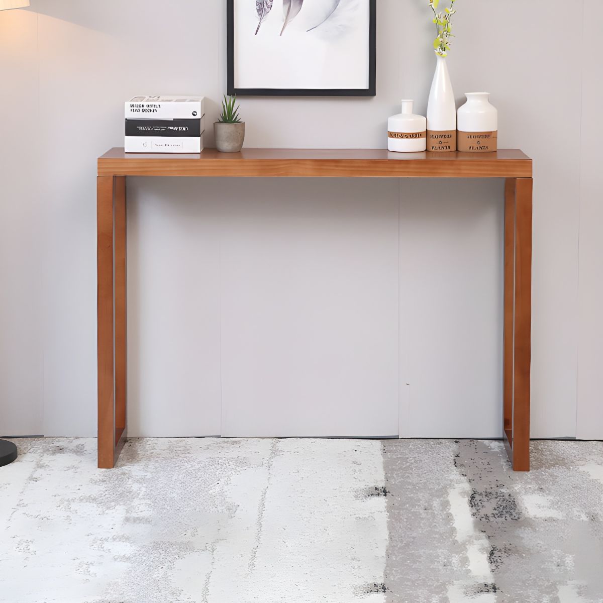 Carpentray 120cm Long wooden Console Table