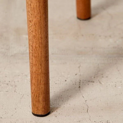 carpentray solid wood triangle side table cum stool