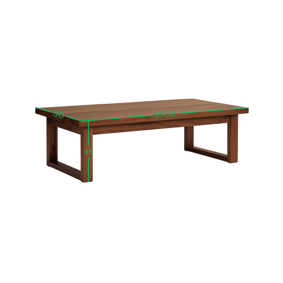 carpentray wooden rectangle shape coffee table (8q)