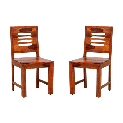 carpentray wooden seating chair (set of 2)