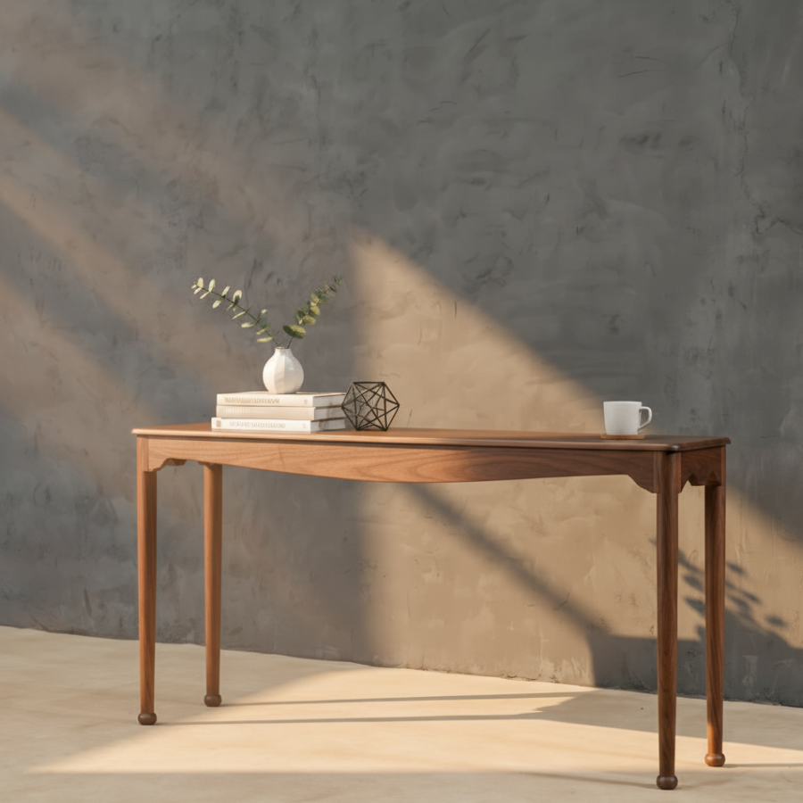 carpentray 150cm long wooden luxury console table