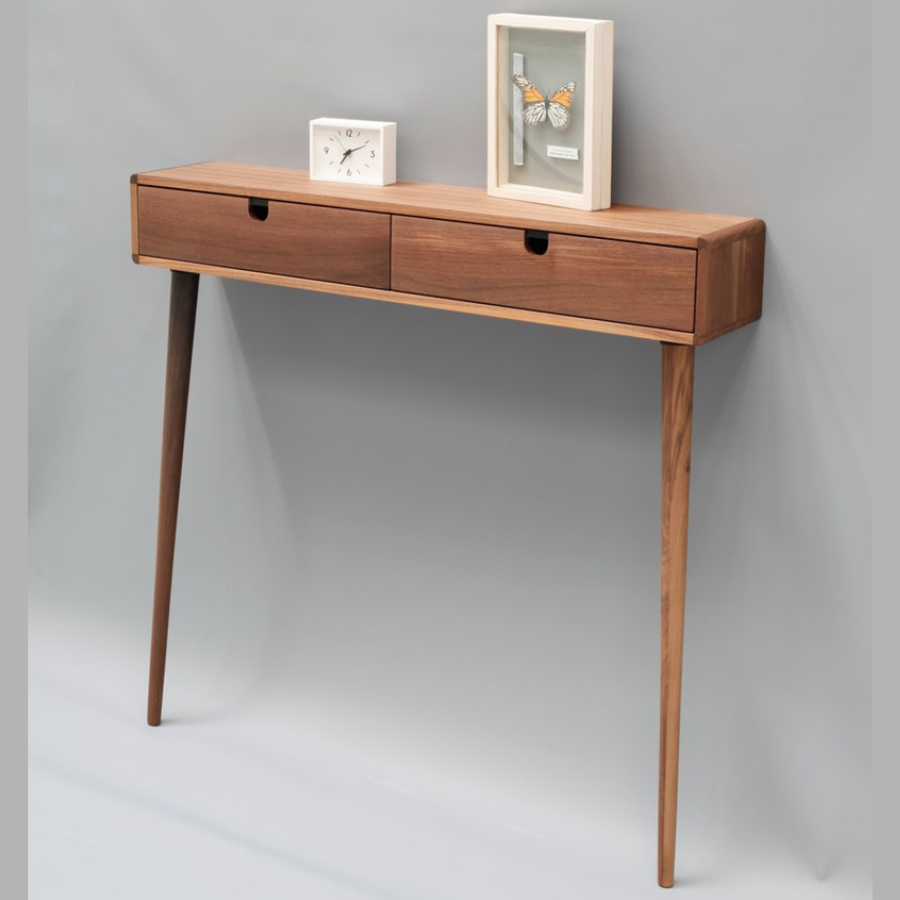 Carpentray Wooden Morden Design Console Table With 2 Big New Design Drawer