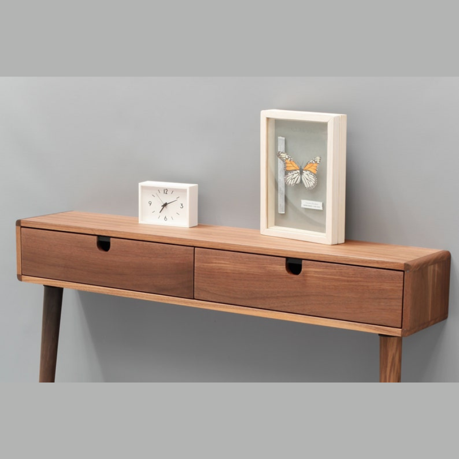 Carpentray Wooden Morden Design Console Table With 2 Big New Design Drawer