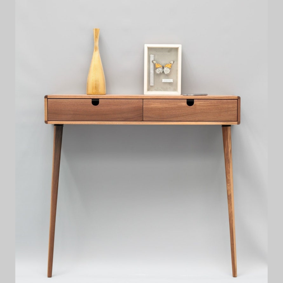 Carpentray Wooden Morden Design Console Table With 2 Big New Design Drawer