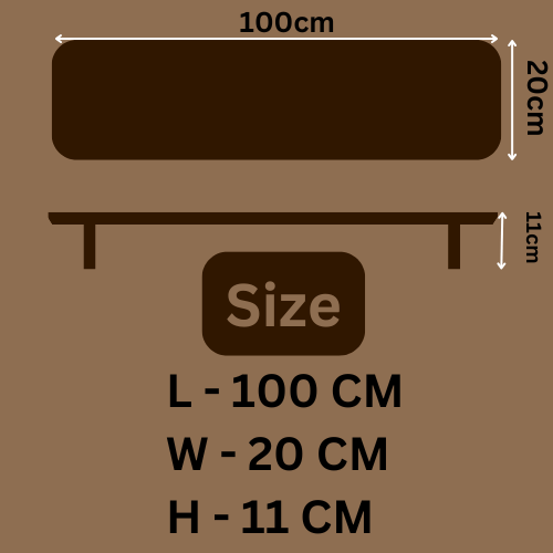 100cm Long