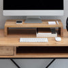 carpentray Wooden Monitor Stand - Elegant Monitor Riser, Perfect Monitor Stand for Desk (Natural)Carpentray Home