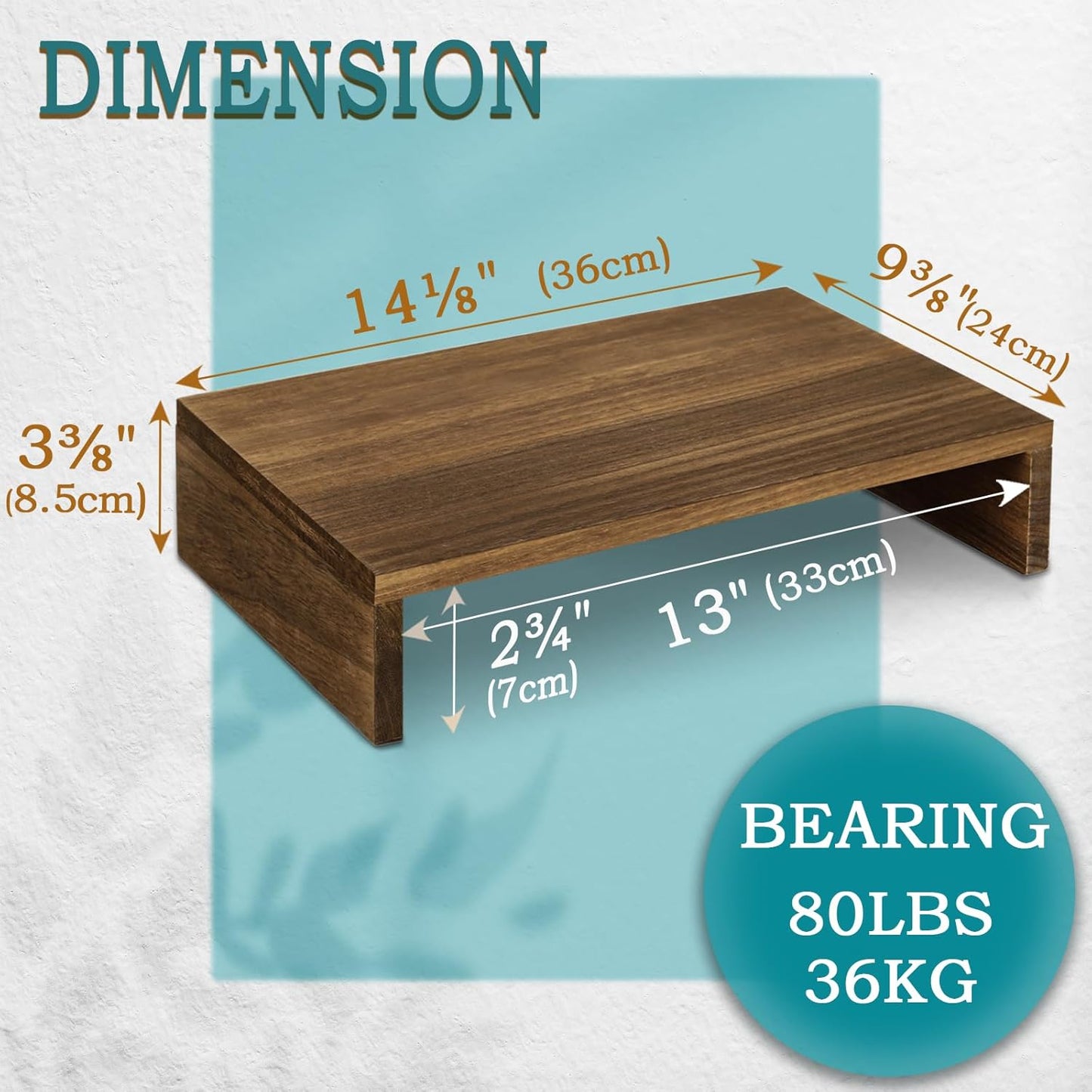 Carpentray Small Leptop Monitor Riser