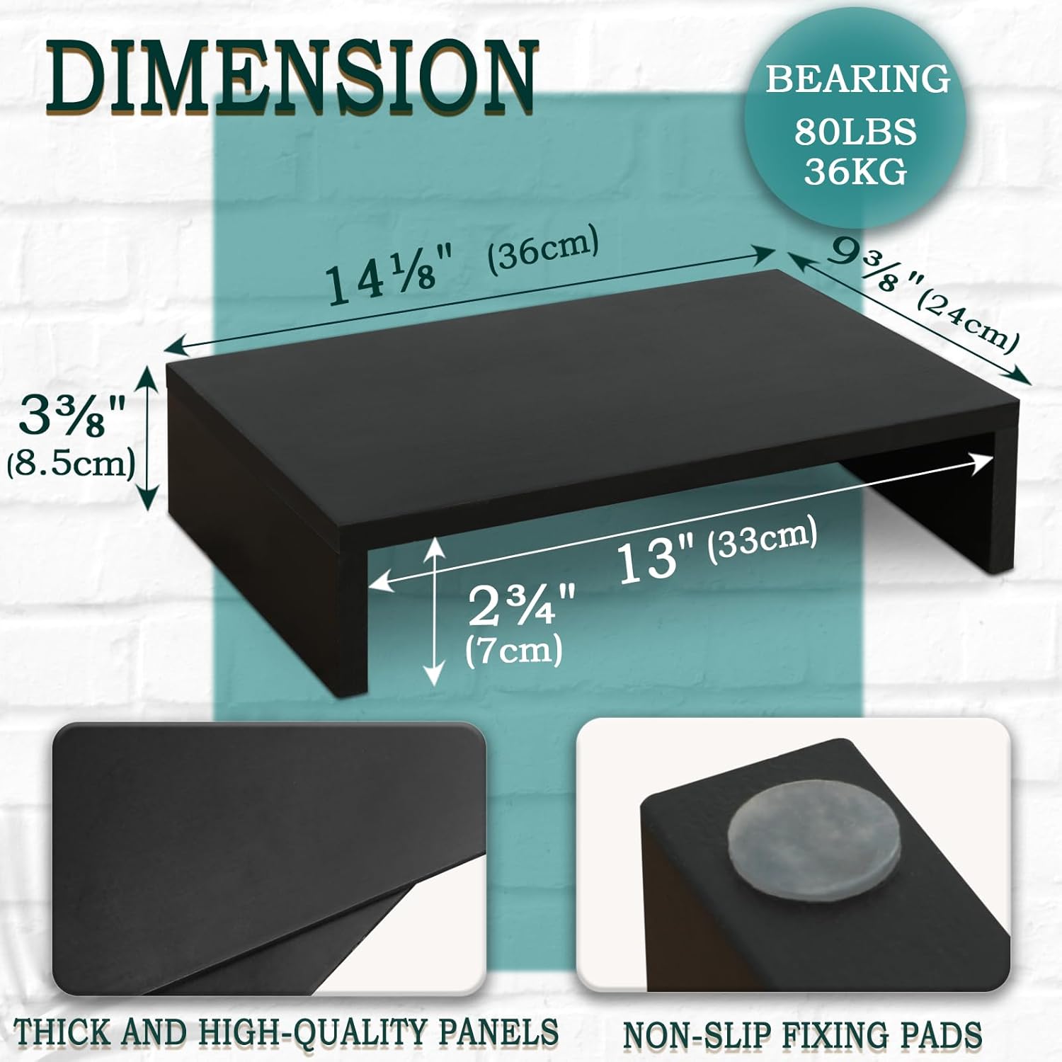 carpentray small leptop monitor riser