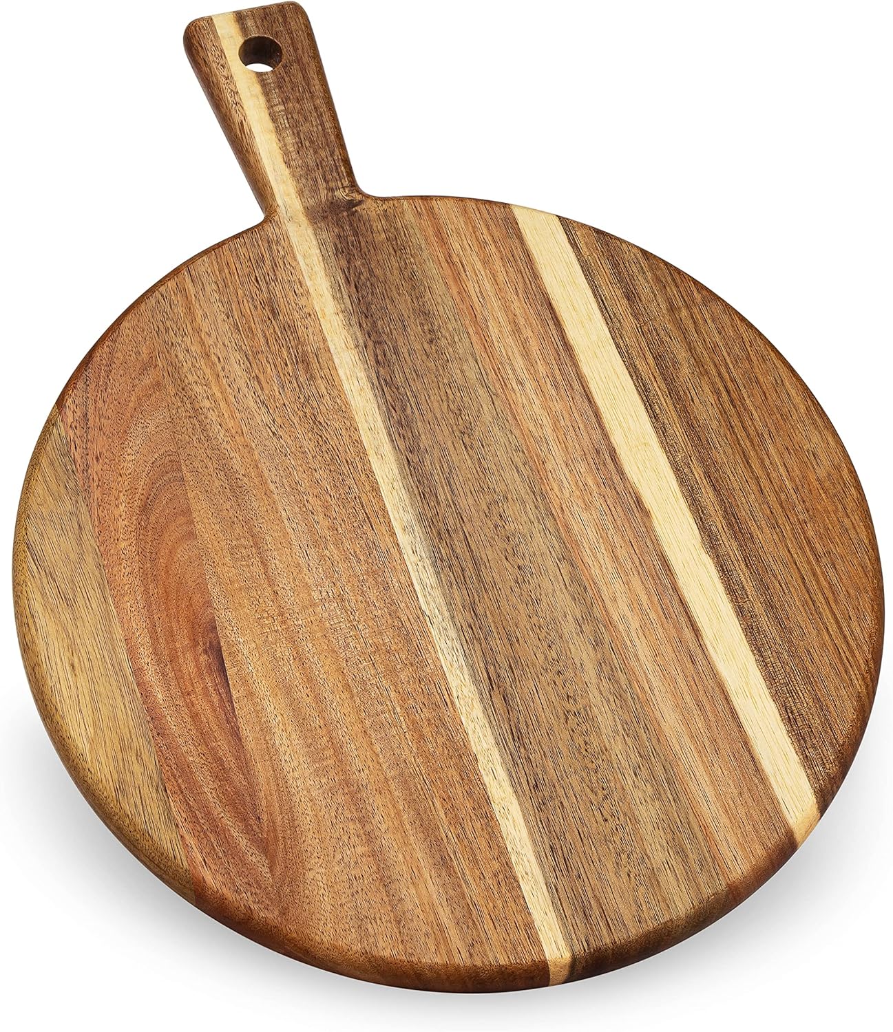 Carpentray Wood Round Cutting Board and Chopping Board with Handle