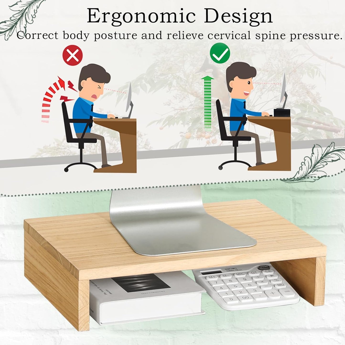 Carpentray Small Leptop Monitor Riser