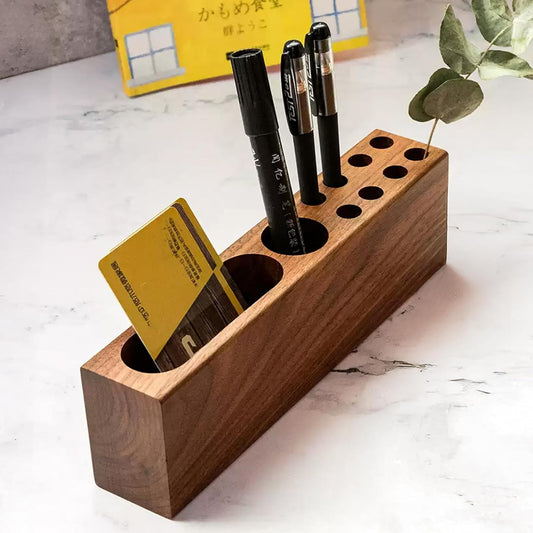 Wooden Pen Holder