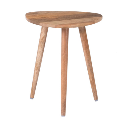 carpentray side table i handmade natural mango wood