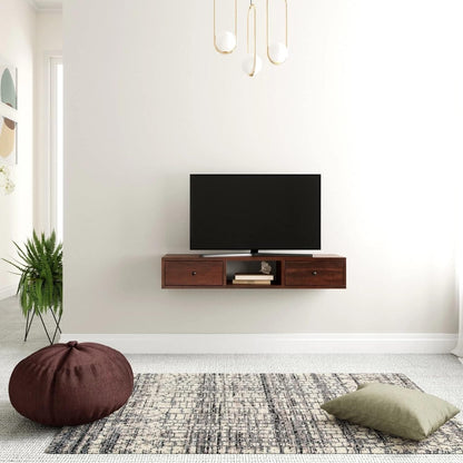 carpentray wooden wall tv cabinet