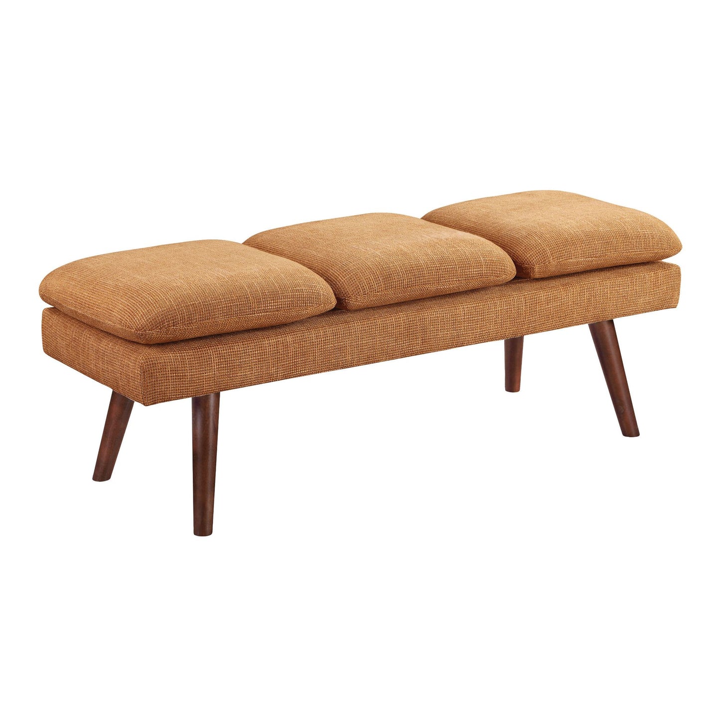 Carpentray 100cm Long Benche in Solid Sheesham with Cushion | Sitting Bench