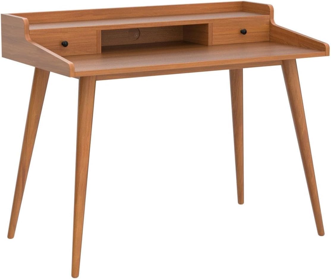 Century Modern Desk, 43" Wood Home Office Writing Computer