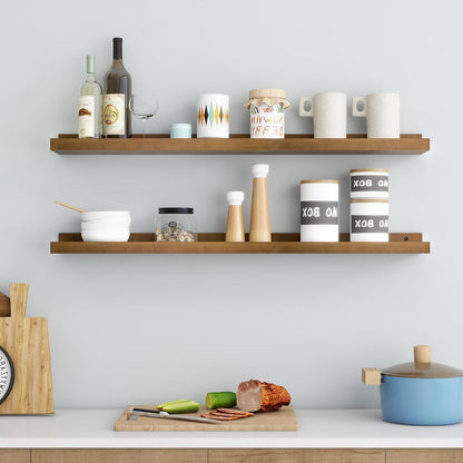 carpentray wooden wall shelf