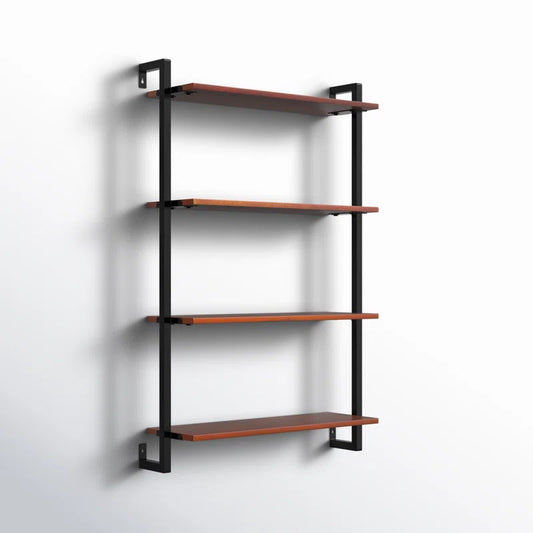 Carpentray Wooden Wall Shlef 4 Piece Floating Shelf (Set of 1 / Brown)