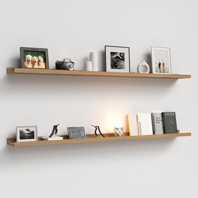 Carpentray 47'' Inches Long Light  Wall Shelf