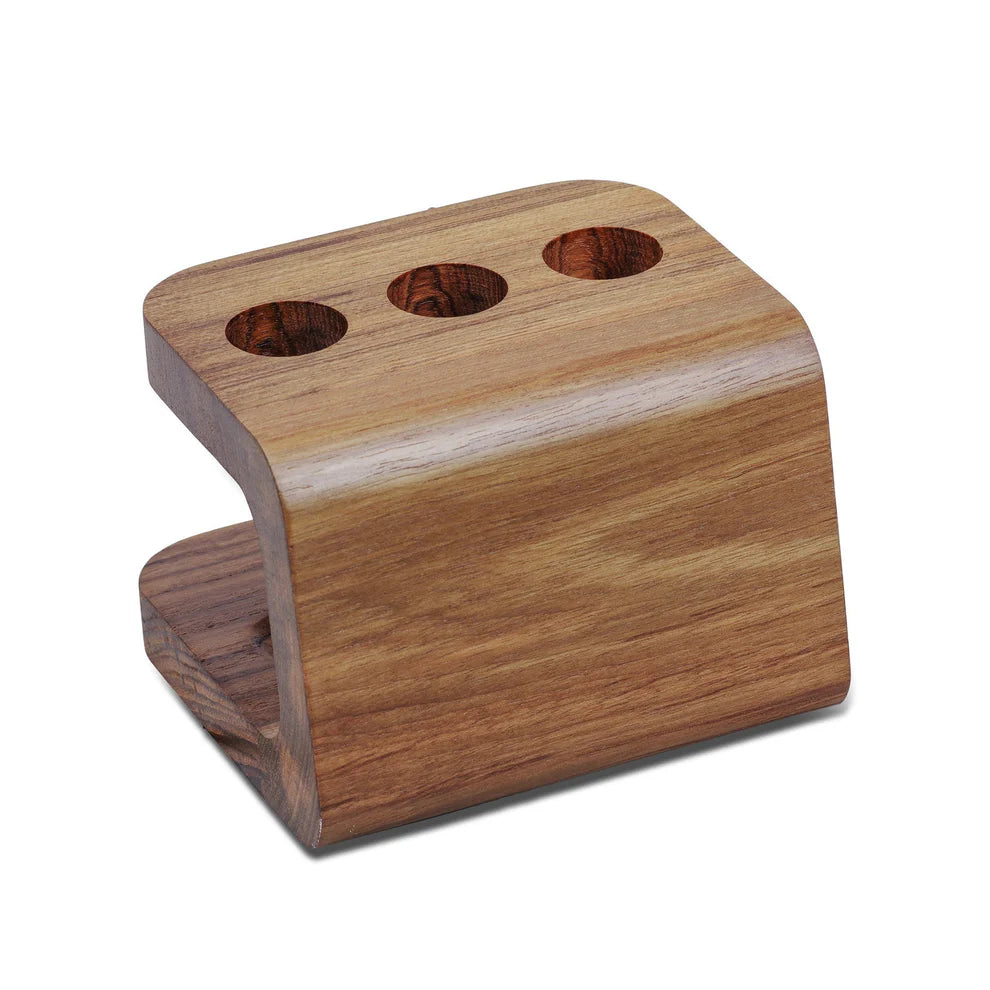 carpentray wooden toothbrush holder