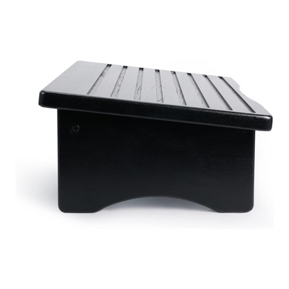 carpentray wooden footrest (black)