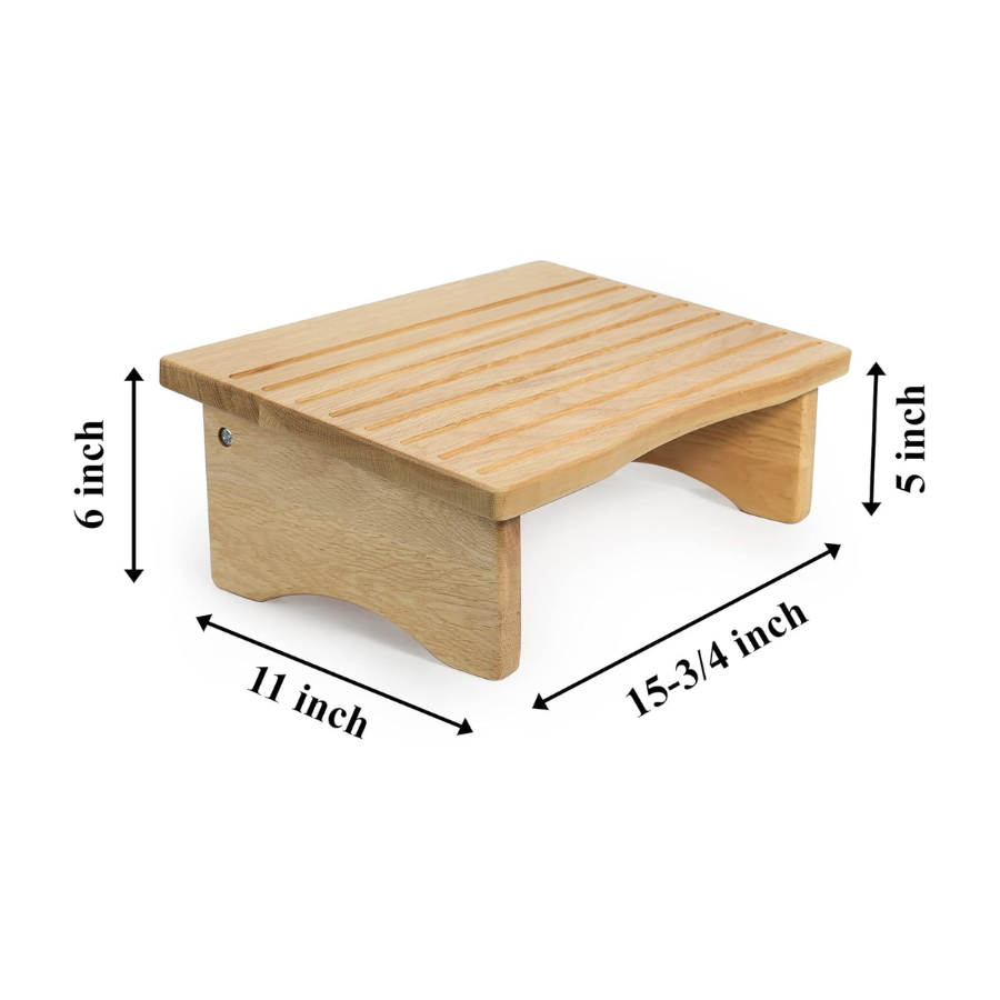 carpentray wooden footrest (natural)