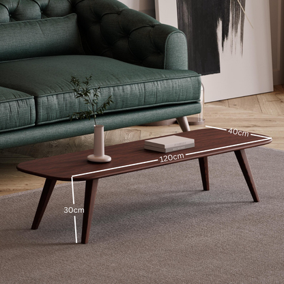 carpentray wooden coffee table long  (120x40x30cm)
