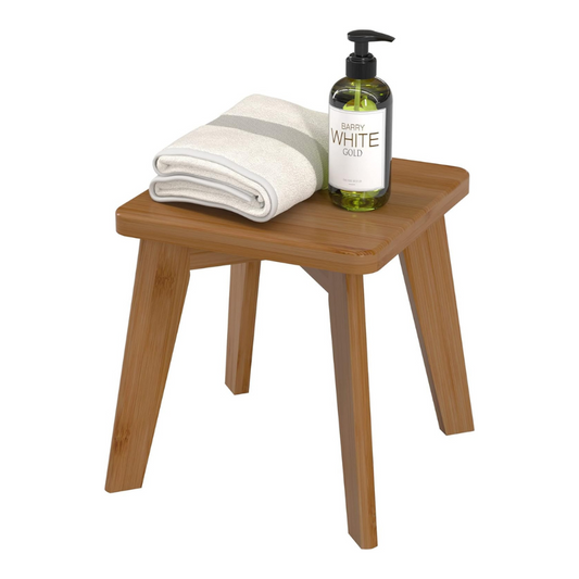 Carpentray Wooden Step Stool (10x10x10 in) Brown