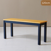 Carpentray 120Cm Long Wooden Black/Brown BenchCarpentray Home