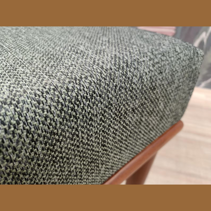 carpentray 100cm long solid wood bench with cushion