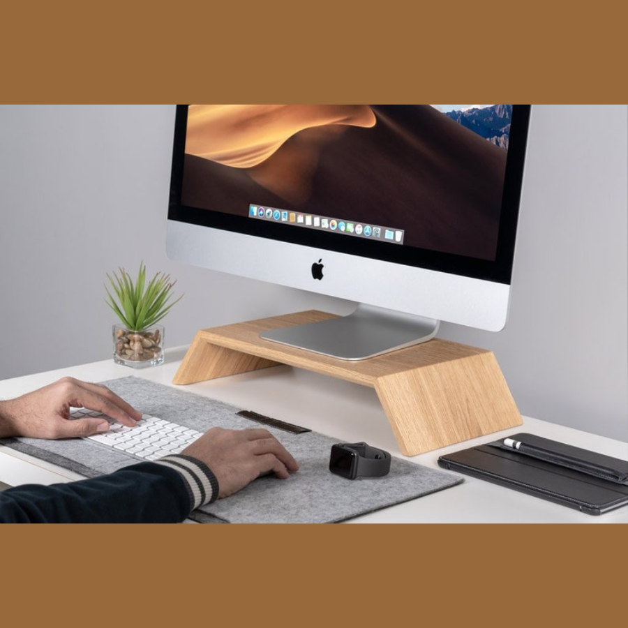 Carpentray Wooden Monitor Riser New Ero Design