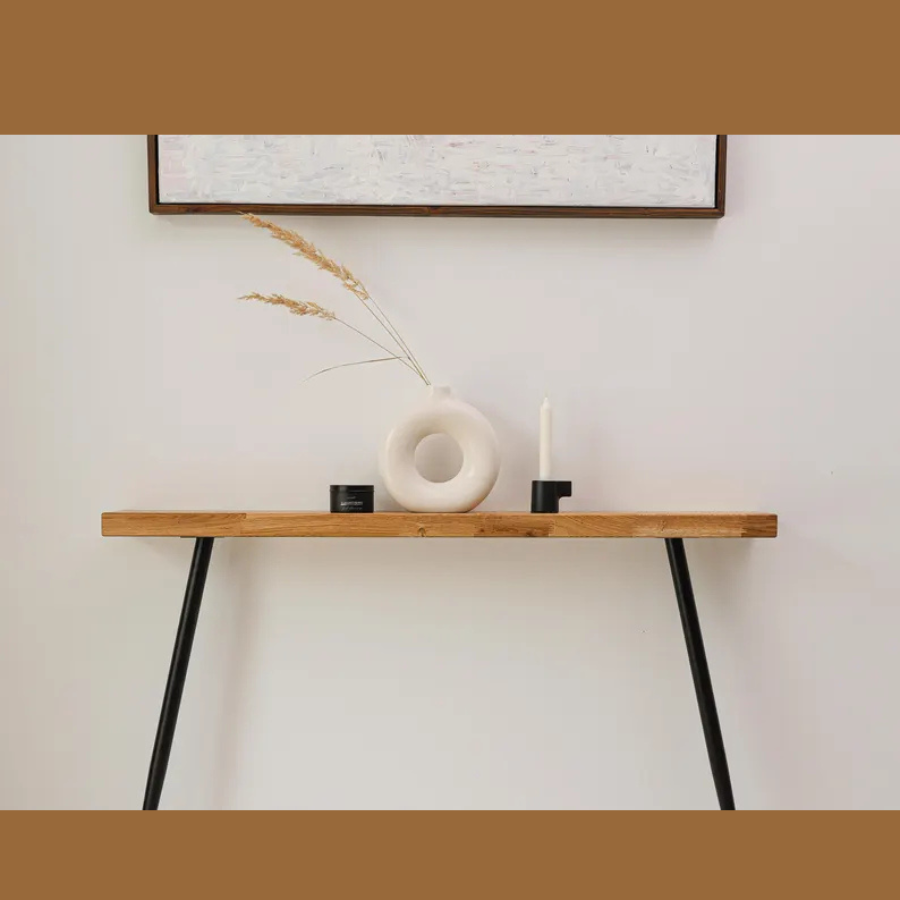 Carpentray 80cm Long Wooden Console Table