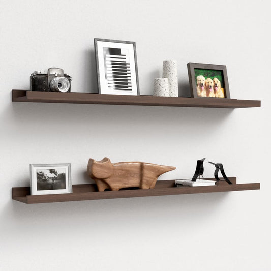 Carpentray 40'' Inches Long Dark Brown Wall Shelf