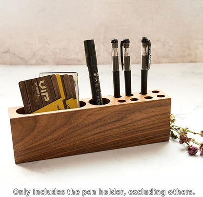 wooden pen holder