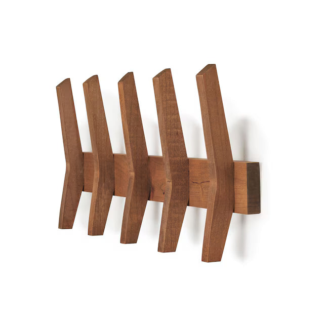 carpentray wooden wall premium hooks 5 pugs