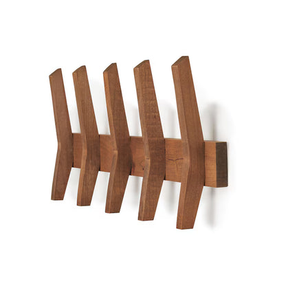carpentray wooden wall premium hooks 5 pugs
