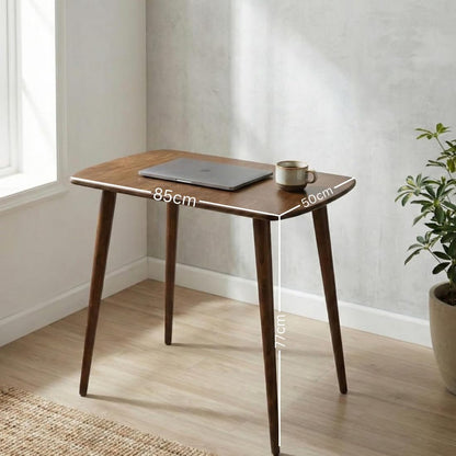 85cm long rectangle sheesham wood 4 seater dining table
