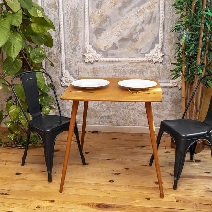 28x28 inch square sheesham wood 4 seater dining table