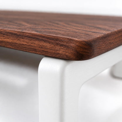 carpentray 100cm long wooden monitor stand riser with underneath keyboard storage, desktop organizer for computer and laptop