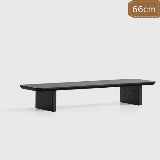 Carpentray 66Cm Long Wooden Monitor Riser (Black)