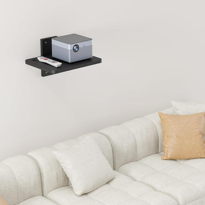 carpentray wooden floating projector stand (black)