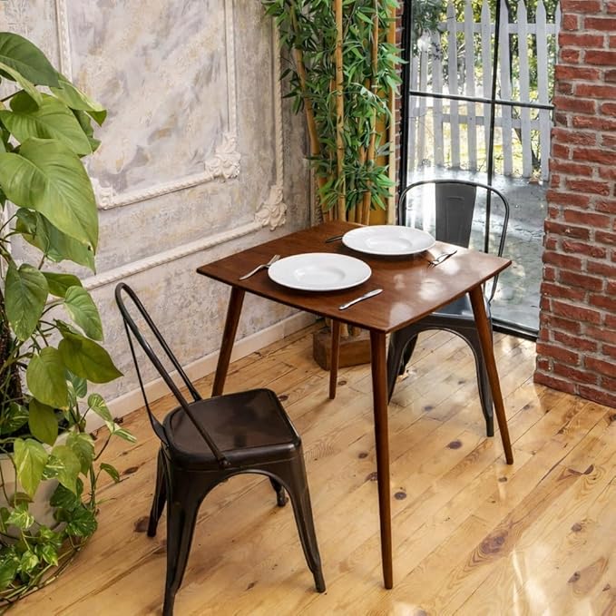 28x28 inch square sheesham wood 4 seater dining table