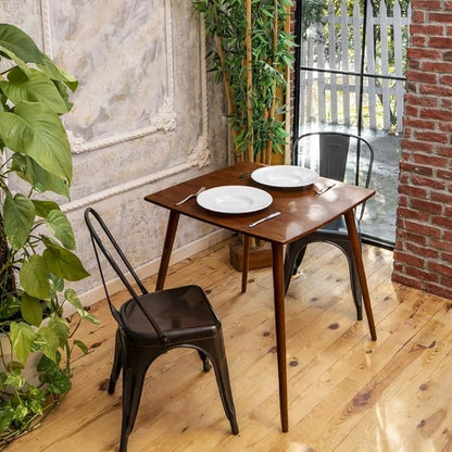 28x28 inch square sheesham wood 4 seater dining table