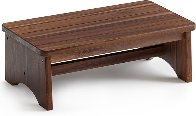 carpentray wooden step stool, heavy duty one step stool