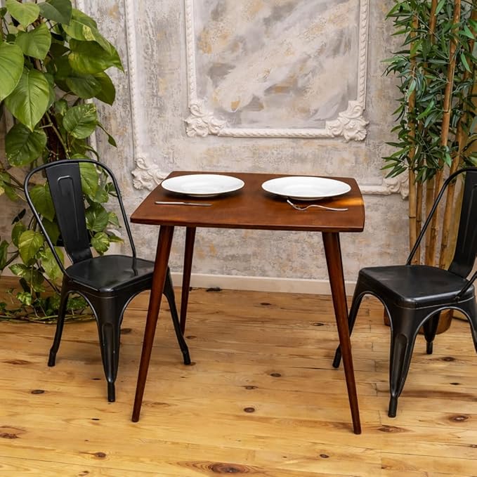 28x28 inch square sheesham wood 4 seater dining table