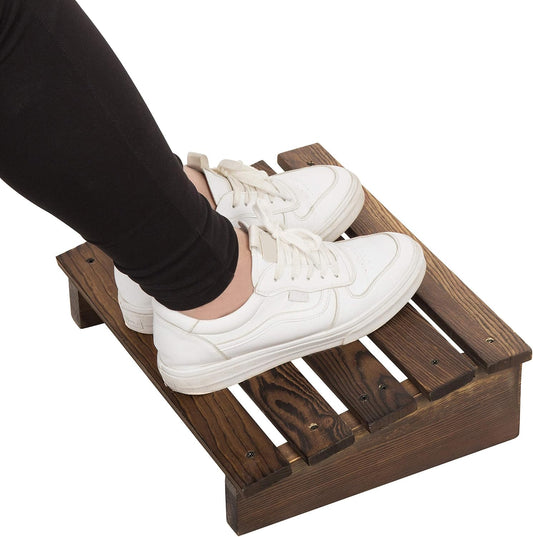 Carpentray Wooden Footrest (Light Brown)