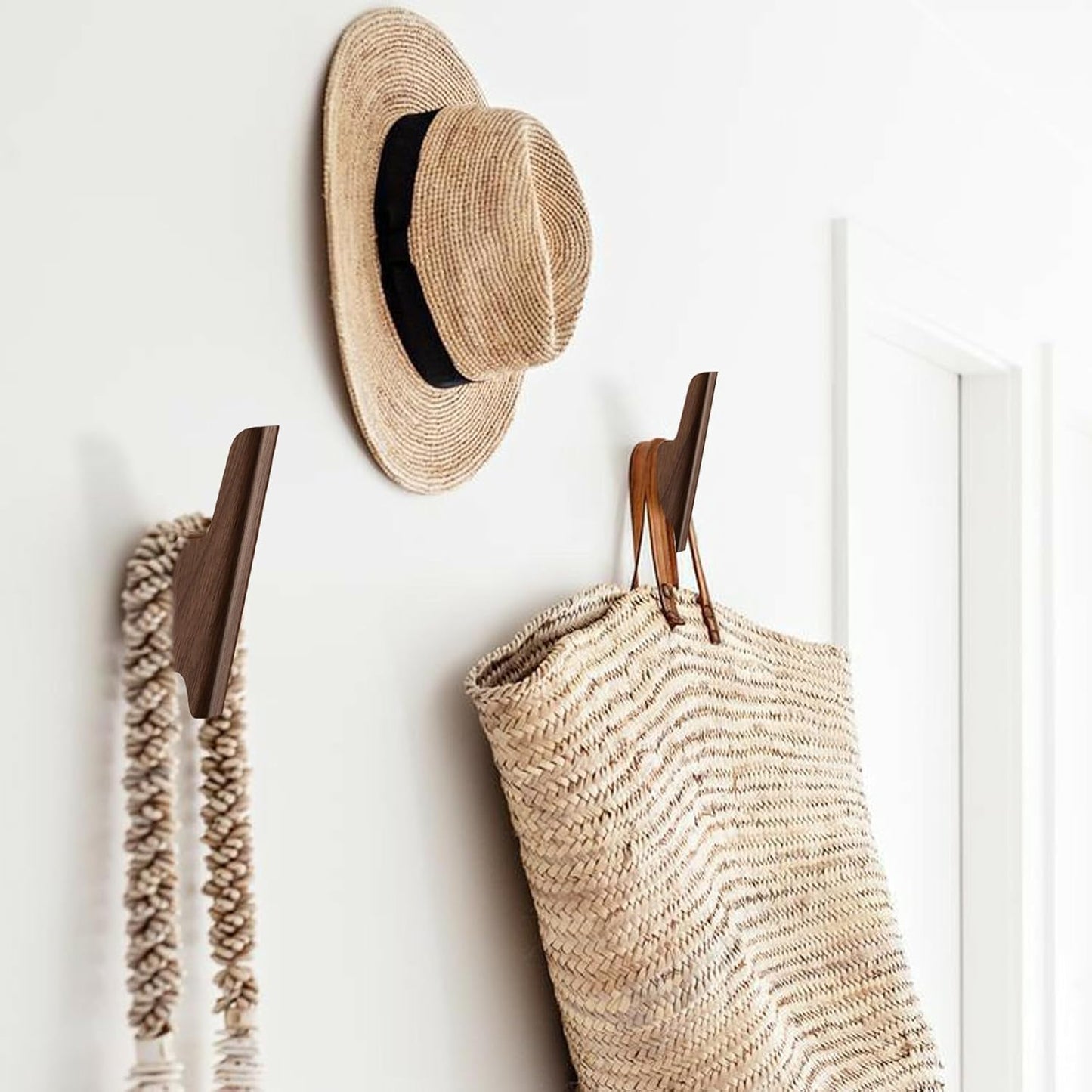 Carpentray Wooden Wall Hooks With Four Hooks