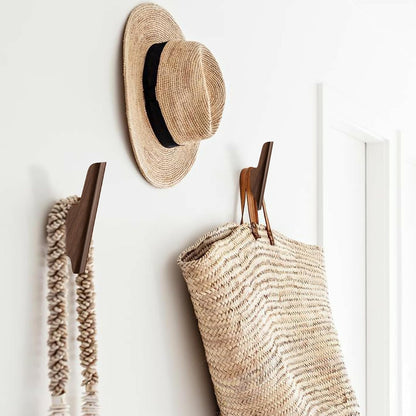 carpentray wooden wall hooks with four hooks