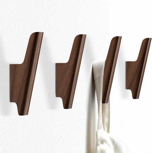 Carpentray Wooden Wall Hooks With Four Hooks