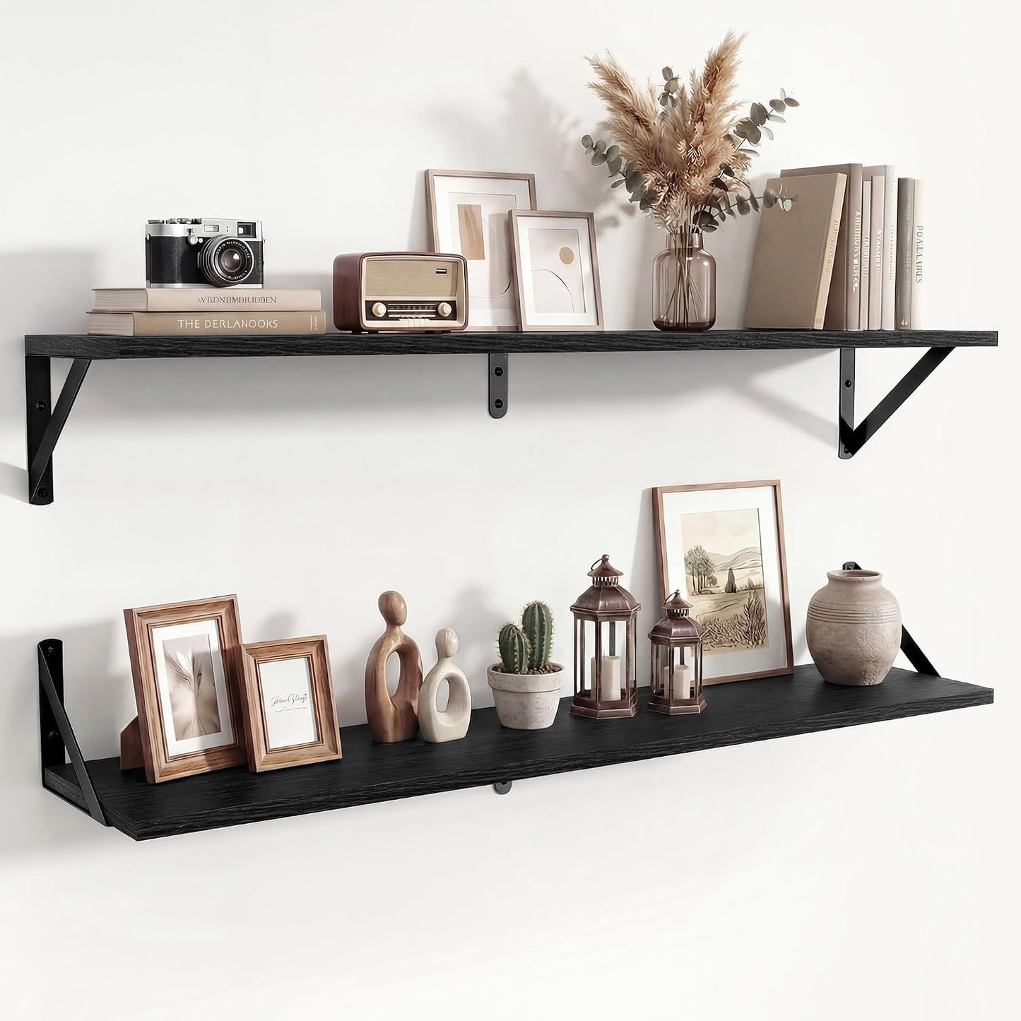 Carpentray 40x8 inch Floating Shelves for Wall Mounted Shelves Set of 2